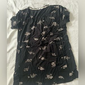 Black nursing top
